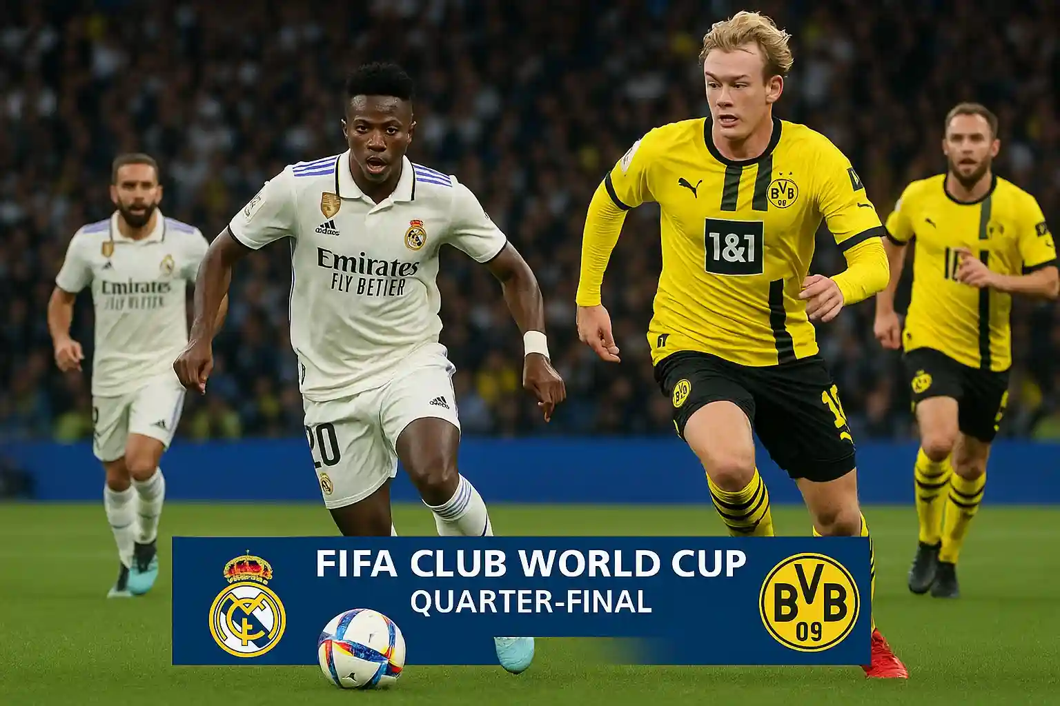 Link trực tiếp bóng đá 06/07 Real Madrid vs Dortmund